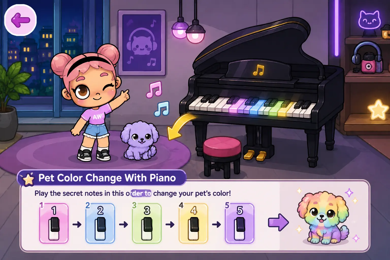 Avatar World Secrets 2026 – Hidden Codes, Rooms & Rewards Guide 8 piano 2